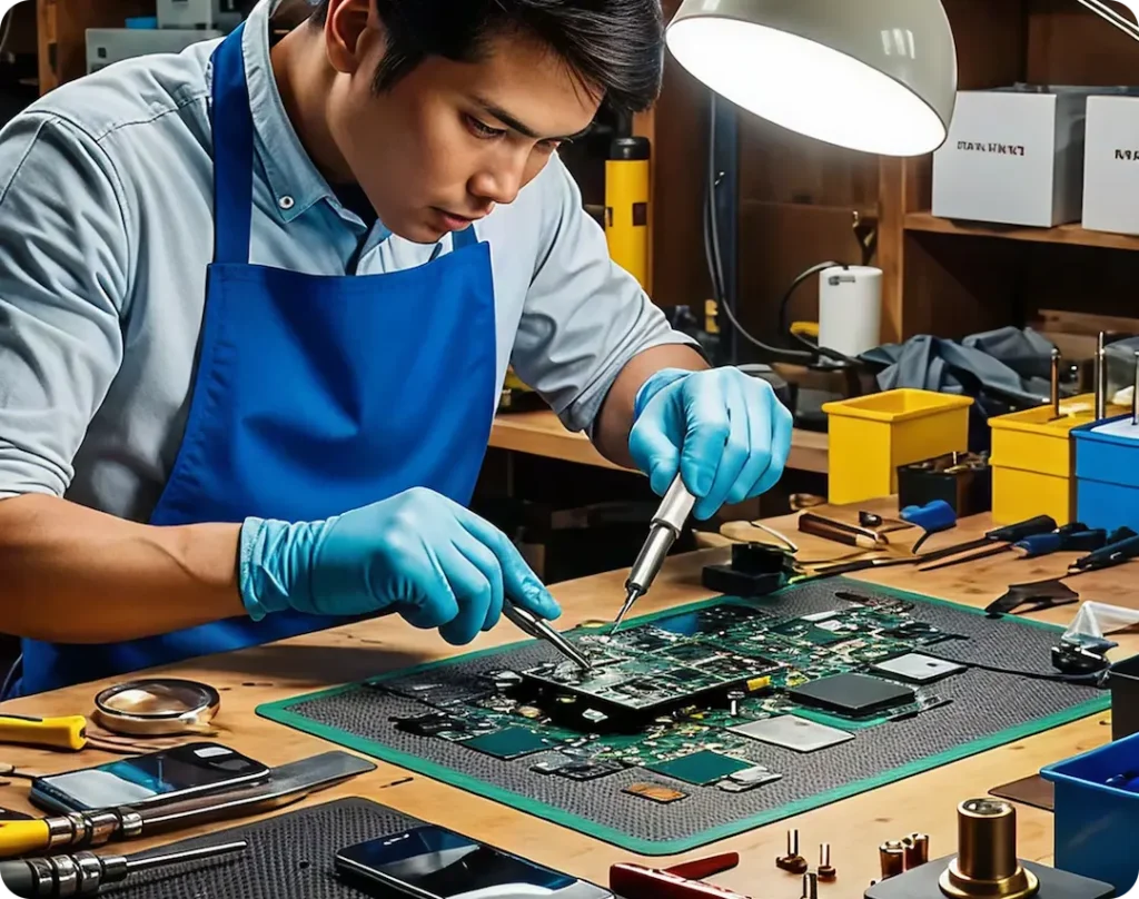 Professional repairing motherboard in Bronx, NY